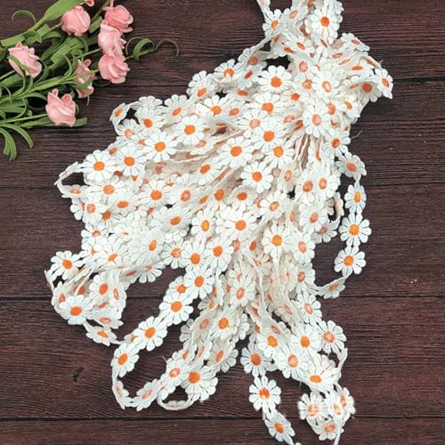 2,3 cm breiter, wunderschöner bestickter Spitzenstoff mit 3D-Blumen, Spitzenband, Kleiderkragen, Hüte, Kopfbedeckungen, Nähbesatz, Dekor – Spitze orange, 3,7 m 2,3 cm breiter, wunderschöner bestickter Spitzenstoff mit 3D-Blumen, Spitzenband, Kleiderkragen, Hüte, Kopfbedeckungen, Nähbesatz, Dekor – Spitze orange, 3,7 m von ZFISH