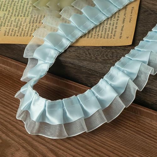 2 Meter blaue Spitzenbänder für dekorative Kleidung, Nähzubehör, Partykleid, DIY, handgefertigtes Material, Handarbeitsstoff, J, 4 cm, 2 Meter 2 Meter blaue Spitzenbänder für dekorative Kleidung, Nähzubehör, Partykleid, DIY, handgefertigtes Material, Handarbeitsstoff, J, 4 cm, 2 Meter von ZFISH