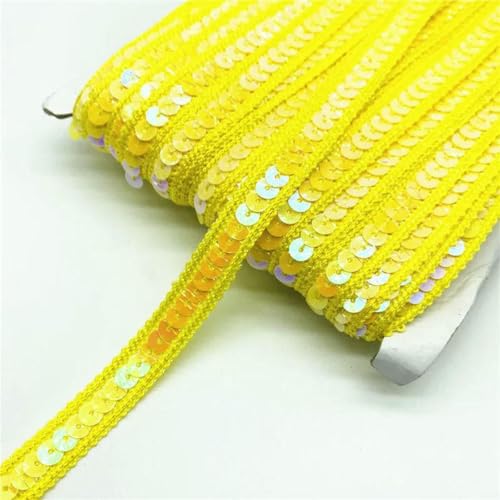 2 Yards/Lot 12 mm Paillettenband Spitzenbesatz Pailletten-Nähstoff für Kleider, Kleidung, Kopfschmuck, Brauthochzeit, Nähzubehör-06 2 Yards/Lot 12 mm Paillettenband Spitzenbesatz Pailletten-Nähstoff für Kleider, Kleidung, Kopfschmuck, Brauthochzeit, Nähzubehör-06 von ZFISH