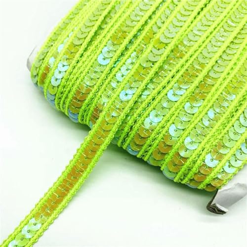 2 Yards/Lot 12 mm Paillettenband Spitzenbesatz Pailletten-Nähstoff für Kleider, Kleidung, Kopfschmuck, Brauthochzeit, Nähzubehör-11 2 Yards/Lot 12 mm Paillettenband Spitzenbesatz Pailletten-Nähstoff für Kleider, Kleidung, Kopfschmuck, Brauthochzeit, Nähzubehör-11 von ZFISH