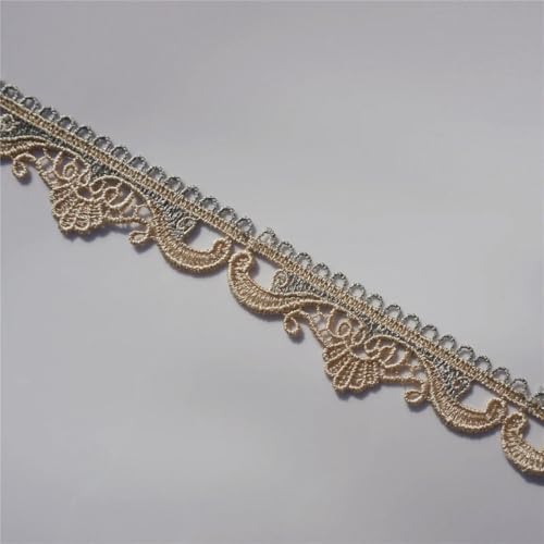 2 Yards Quaste Polyester Spitzenbesatz Band Streifen Band für Kostüm Sofabezug Vorhang Applikationen Besätze Nähen 12 CM 3-4 von ZFISH
