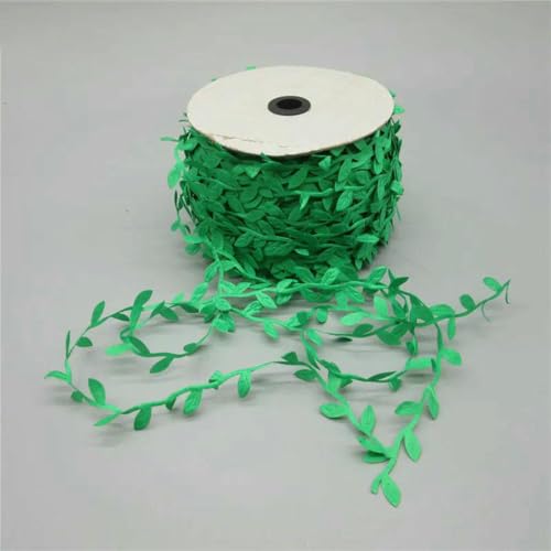 2 Yards Spitzenband, 25 mm, weißer Spitzenstoff, zum Nähen von Unterwäsche, DIY-Kleidungszubehör, Grün von ZFISH