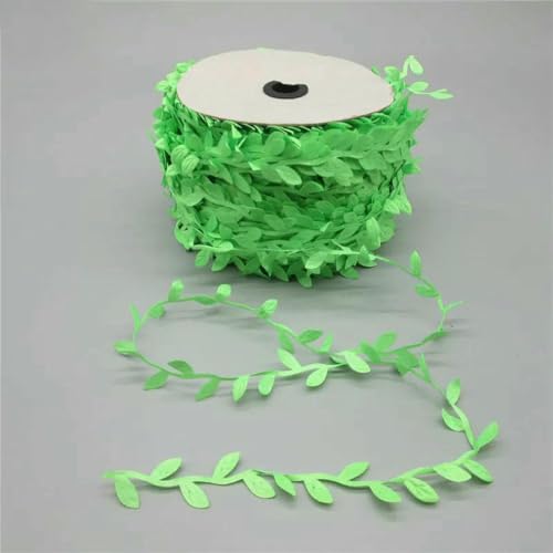 2 Yards Spitzenband, 25 mm, weißer Spitzenstoff, zum Nähen von Unterwäsche, DIY-Kleidungszubehör – Grün von ZFISH