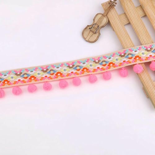 2 Yards farbiges Band mit Kugelfransen, Spitze im Pompom-Stil, Kleidung, Heimtextilien, Spitzenband, DIY, Nähen, Dekoration, Basteln, Beige Rose, 2 Yards 2 Yards farbiges Band mit Kugelfransen, Spitze im Pompom-Stil, Kleidung, Heimtextilien, Spitzenband, DIY, Nähen, Dekoration, Basteln, Beige Rose, 2 Yards von ZFISH