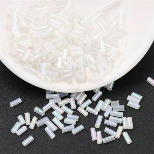 2 x 2 mm, 2 x 4,0 mm, 2 x 6 mm, silbergefüllte Röhrenperlen, handgenähte Perlen, Reisperlen, DIY, handgefertigtes Armbandzubehör, H-Röhre, Großhandel. - Transparent AB18-2 x 6 mm, 14500 Stück 2 x 2 mm, 2 x 4,0 mm, 2 x 6 mm, silbergefüllte Röhrenperlen, handgenähte Perlen, Reisperlen, DIY, handgefertigtes Armbandzubehör, H-Röhre, Großhandel. - Transparent AB18-2 x 6 mm, 14500 Stück von ZFISH