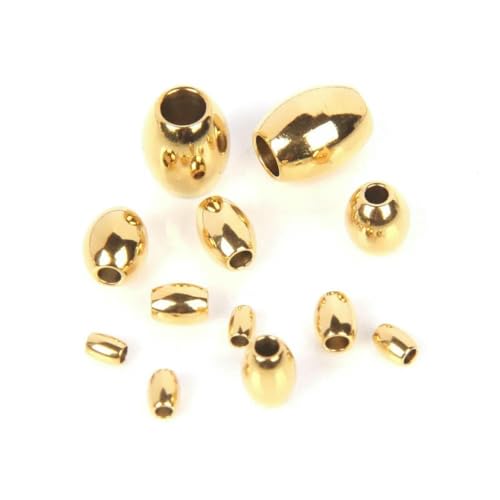 20–50 Stück Edelstahl-Abstandshalterperlen, lang, oval, zylinderförmig, Charm, lose Perlen für DIY-Lederarmbänder, Halsketten, Schmuckherstellung, ZZ-044, Gold, 4 x 5 x 2 mm, 50 Stück 20–50 Stück Edelstahl-Abstandshalterperlen, lang, oval, zylinderförmig, Charm, lose Perlen für DIY-Lederarmbänder, Halsketten, Schmuckherstellung, ZZ-044, Gold, 4 x 5 x 2 mm, 50 Stück von ZFISH
