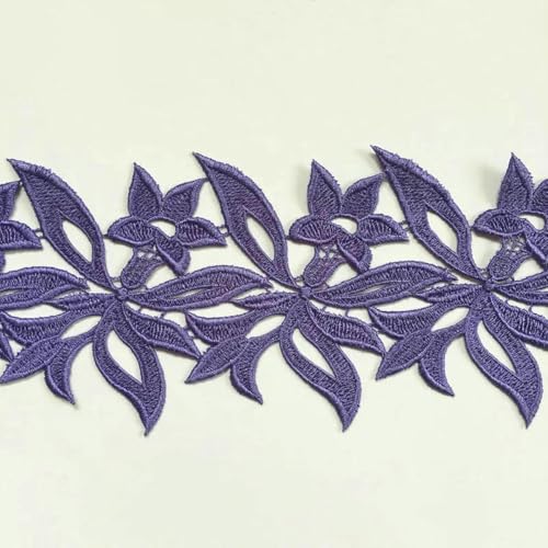 20 Yards, 12 cm, Farben Weiß, bestickter wasserlöslicher Spitzenstoff, DIY-Kleidungszubehör, Spitzenbesatz, Nähen, Basteln, 1 Yard, W0231-20 Yards 20 Yards, 12 cm, Farben Weiß, bestickter wasserlöslicher Spitzenstoff, DIY-Kleidungszubehör, Spitzenbesatz, Nähen, Basteln, 1 Yard, W0231-20 Yards von ZFISH