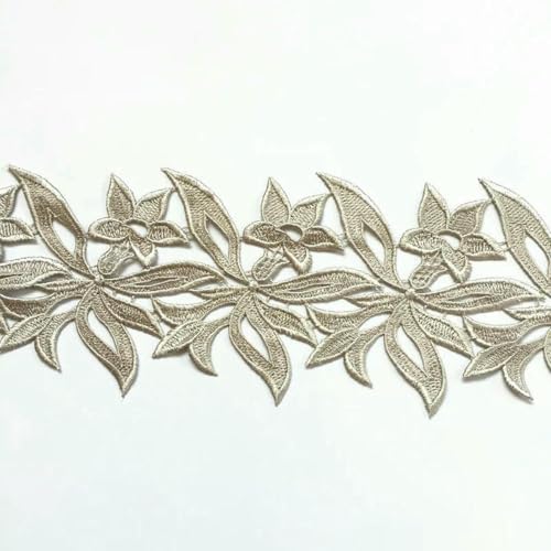 20 Yards, 12 cm, Farben Weiß, bestickter wasserlöslicher Spitzenstoff, DIY-Kleidungszubehör, Spitzenbesatz, Nähen, Basteln, 1 Yard, W0850-20 Yards 20 Yards, 12 cm, Farben Weiß, bestickter wasserlöslicher Spitzenstoff, DIY-Kleidungszubehör, Spitzenbesatz, Nähen, Basteln, 1 Yard, W0850-20 Yards von ZFISH