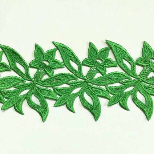20 Yards, 12 cm, Farben Weiß, bestickter wasserlöslicher Spitzenstoff, DIY-Kleidungszubehör, Spitzenbesatz, Nähen, Basteln, 1 Yard, W1111-20 Yards 20 Yards, 12 cm, Farben Weiß, bestickter wasserlöslicher Spitzenstoff, DIY-Kleidungszubehör, Spitzenbesatz, Nähen, Basteln, 1 Yard, W1111-20 Yards von ZFISH