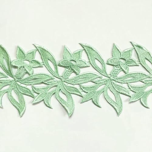 20 Yards, 12 cm, Farben Weiß, bestickter wasserlöslicher Spitzenstoff, DIY-Kleidungszubehör, Spitzenbesatz, Nähen, Basteln, 1 Yard, W1125-20 Yards 20 Yards, 12 cm, Farben Weiß, bestickter wasserlöslicher Spitzenstoff, DIY-Kleidungszubehör, Spitzenbesatz, Nähen, Basteln, 1 Yard, W1125-20 Yards von ZFISH