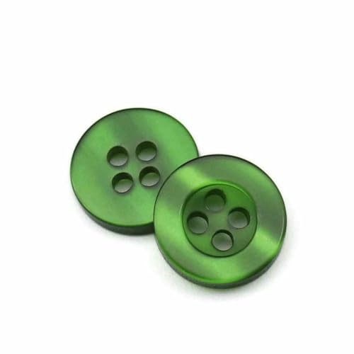 20 bis 150 Stück, 2,6 mm, perlmuttartiger Knopf aus Kunstharz, echte Wellpappe, vier Ösen, breitkrempiger Perlmuttknopf, farbiges Hemdfutter, Dunkelgrün, 150 Stück 20 bis 150 Stück, 2,6 mm, perlmuttartiger Knopf aus Kunstharz, echte Wellpappe, vier Ösen, breitkrempiger Perlmuttknopf, farbiges Hemdfutter, Dunkelgrün, 150 Stück von ZFISH