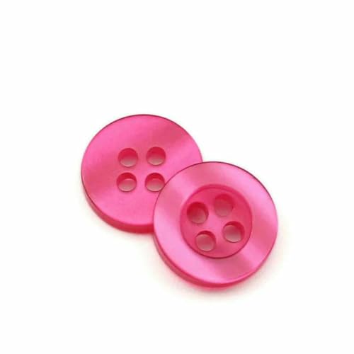 20 bis 150 Stück, 2,6 mm, perlmuttartiger Knopf aus Kunstharz, echte Wellpappe, vier Ösen, breitkrempiger Perlmuttknopf, farbiges Hemdfutter, Rosarot, 150 Stück 20 bis 150 Stück, 2,6 mm, perlmuttartiger Knopf aus Kunstharz, echte Wellpappe, vier Ösen, breitkrempiger Perlmuttknopf, farbiges Hemdfutter, Rosarot, 150 Stück von ZFISH
