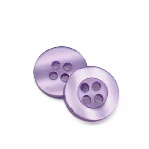 20 bis 150 Stück, 2,6 mm, perlmuttartiger Knopf aus Kunstharz, echter Wellpappe, vier Ösen, breitkrempiger Perlmuttknopf, farbiges Hemdfutter, Hellviolett, 150 Stück 20 bis 150 Stück, 2,6 mm, perlmuttartiger Knopf aus Kunstharz, echter Wellpappe, vier Ösen, breitkrempiger Perlmuttknopf, farbiges Hemdfutter, Hellviolett, 150 Stück von ZFISH