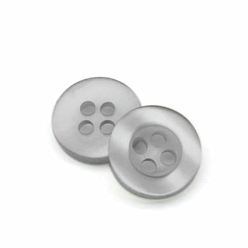 20 bis 150 Stück, 2,6 mm, perlmuttfarbener Knopf aus Kunstharz, echte Wellpappe, vier Ösen, breitkrempiger Perlmuttknopf, farbiges Hemdfutter, Grau, 150 Stück 20 bis 150 Stück, 2,6 mm, perlmuttfarbener Knopf aus Kunstharz, echte Wellpappe, vier Ösen, breitkrempiger Perlmuttknopf, farbiges Hemdfutter, Grau, 150 Stück von ZFISH