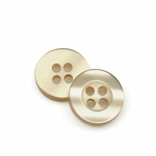 20 bis 150 Stück, 2,6 mm, perlmuttfarbener Knopf aus Kunstharz, echte Wellpappe, vier Ösen, breitkrempiger Perlmuttknopf, farbiges Hemdfutter, Khaki, 150 Stück 20 bis 150 Stück, 2,6 mm, perlmuttfarbener Knopf aus Kunstharz, echte Wellpappe, vier Ösen, breitkrempiger Perlmuttknopf, farbiges Hemdfutter, Khaki, 150 Stück von ZFISH