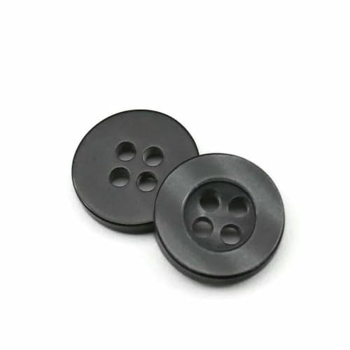 20 bis 150 Stück, 2,6 mm, perlmuttfarbener Knopf aus Kunstharz, echte Wellpappe, vier Ösen, breitkrempiger Perlmuttknopf, farbiges Hemdfutter, Schwarz, 150 Stück 20 bis 150 Stück, 2,6 mm, perlmuttfarbener Knopf aus Kunstharz, echte Wellpappe, vier Ösen, breitkrempiger Perlmuttknopf, farbiges Hemdfutter, Schwarz, 150 Stück von ZFISH