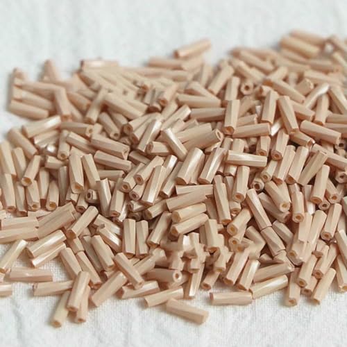 260 einfarbige Röhrenperlen 2x6mm gedrehte Glasspiralperlen DIY Armband Schmuck Kleidherstellung Bekleidungszubehör-TW32-2x6mm 260Stk 260 einfarbige Röhrenperlen 2x6mm gedrehte Glasspiralperlen DIY Armband Schmuck Kleidherstellung Bekleidungszubehör-TW32-2x6mm 260Stk von ZFISH