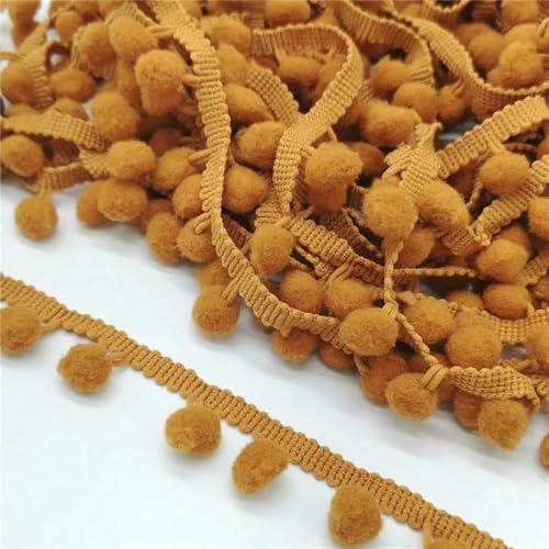 3/5/10 Meter Pom Pom Spitzenbesatz Kugelband zum Selbermachen, Nähen von Kleidungsstücken, Hüten, Kissen, Nähen von dekorativem Zubehör, Fransenband, 10–10 mm Kugel, 20 Stück 3/5/10 Meter Pom Pom Spitzenbesatz Kugelband zum Selbermachen, Nähen von Kleidungsstücken, Hüten, Kissen, Nähen von dekorativem Zubehör, Fransenband, 10–10 mm Kugel, 20 Stück von ZFISH