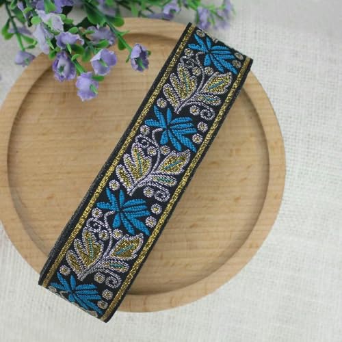 3,5 cm Spitze im ethnischen Stil, breit, 6,5 m lang, farbiger Stoff, handbestickte Vorhänge, Textil, Miao-Kleidung, dekoratives Retro-Band, 14–7,1 Yard 3,5 cm Spitze im ethnischen Stil, breit, 6,5 m lang, farbiger Stoff, handbestickte Vorhänge, Textil, Miao-Kleidung, dekoratives Retro-Band, 14–7,1 Yard von ZFISH