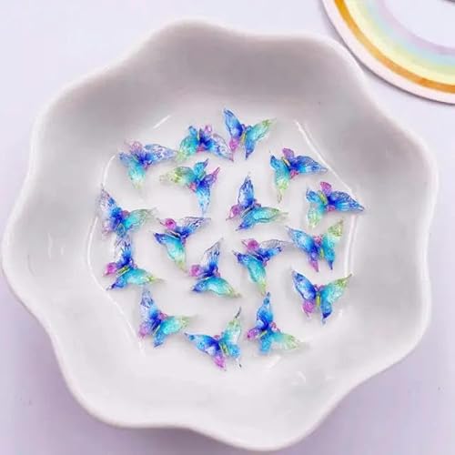 30 Stück Harz, bunt, Kristallgröße, Schmetterling, Nagelkunst, flache Rückseite, Strass-Knopf-Applikation, DIY, Scrapbook, Ohrring-Zubehör, Basteln, A2, 13 x 16 mm 30 Stück Harz, bunt, Kristallgröße, Schmetterling, Nagelkunst, flache Rückseite, Strass-Knopf-Applikation, DIY, Scrapbook, Ohrring-Zubehör, Basteln, A2, 13 x 16 mm von ZFISH