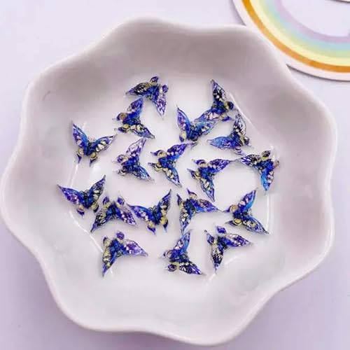 30 Stück Harz, bunt, Kristallgröße, Schmetterling, Nagelkunst, flache Rückseite, Strass-Knopf-Applikation, DIY, Scrapbook, Ohrring-Zubehör, Basteln, A8, 13 x 16 mm 30 Stück Harz, bunt, Kristallgröße, Schmetterling, Nagelkunst, flache Rückseite, Strass-Knopf-Applikation, DIY, Scrapbook, Ohrring-Zubehör, Basteln, A8, 13 x 16 mm von ZFISH