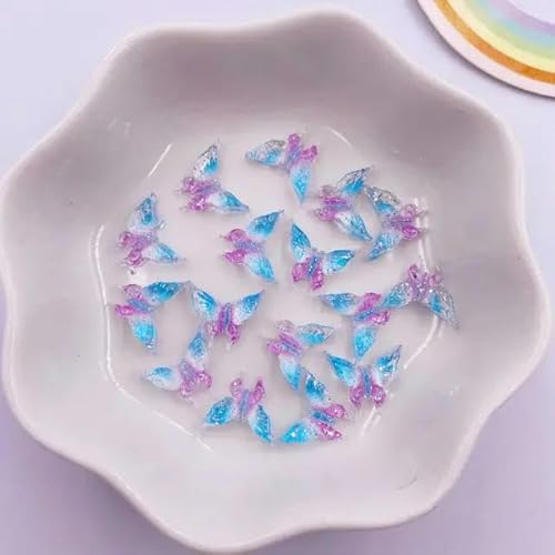 30 Stück Harz, bunt, Kristallgröße, Schmetterling, Nagelkunst, flache Rückseite, Strass-Knopf-Applikation, DIY, Scrapbook, Ohrring-Zubehör, Basteln, C4, 13 x 16 mm 30 Stück Harz, bunt, Kristallgröße, Schmetterling, Nagelkunst, flache Rückseite, Strass-Knopf-Applikation, DIY, Scrapbook, Ohrring-Zubehör, Basteln, C4, 13 x 16 mm von ZFISH