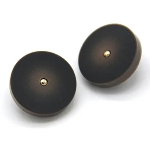 30 mm runde Horn-Metall-Schaft-Harzknöpfe zum Nähen von Damenjacken, Mänteln, handgefertigt, große dekorative Accessoires, Großhandel, rund, schwarz, 28 mm, 6 Stück 30 mm runde Horn-Metall-Schaft-Harzknöpfe zum Nähen von Damenjacken, Mänteln, handgefertigt, große dekorative Accessoires, Großhandel, rund, schwarz, 28 mm, 6 Stück von ZFISH