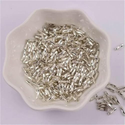 300 Stück 11/0 Röhrenperlen 2 x 6 mm Twist-Glasperlen Spiralförmige Rocailles für DIY-Armbänder, Schmuck, Kleiderherstellung, Kleidungsstücke, Zubehör, silberfarben 7, 2 x 6 mm Twist, 300 Stück 300 Stück 11/0 Röhrenperlen 2 x 6 mm Twist-Glasperlen Spiralförmige Rocailles für DIY-Armbänder, Schmuck, Kleiderherstellung, Kleidungsstücke, Zubehör, silberfarben 7, 2 x 6 mm Twist, 300 Stück von ZFISH