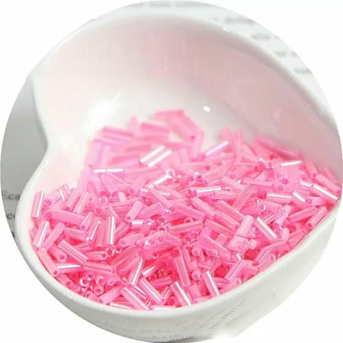 300 cremefarbene Rocailles-Perlen 11/0 Röhrenperlen 2x6mm Glasperlen zum Selbermachen, Schmuckherstellung, Damenaccessoires-NYG15-2x6mm 300Stk 300 cremefarbene Rocailles-Perlen 11/0 Röhrenperlen 2x6mm Glasperlen zum Selbermachen, Schmuckherstellung, Damenaccessoires-NYG15-2x6mm 300Stk von ZFISH