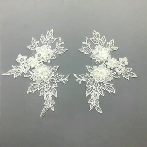 3D 1 Paar zum Verkauf Bastelbedarf Besatz Hochzeitskleid Dekoration Nähen auf Spitze Bestickter Stoff Handarbeit Applikation- Show 3D 1 Paar zum Verkauf Bastelbedarf Besatz Hochzeitskleid Dekoration Nähen auf Spitze Bestickter Stoff Handarbeit Applikation- Show von ZFISH