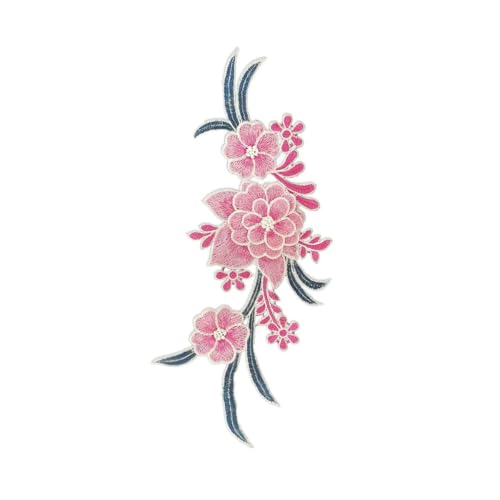 3D-Blumen-Spitzen-Ausschnitt-Stickerei-Applikation-Kragen DIY-Nähspitze-Stoff-Kleidungszubehör-Rosa rechts-show 3D-Blumen-Spitzen-Ausschnitt-Stickerei-Applikation-Kragen DIY-Nähspitze-Stoff-Kleidungszubehör-Rosa rechts-show von ZFISH