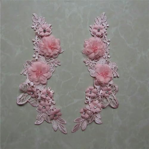 3D Dreidimensionale Blumendekoration Applikation Strass DIY Spitze Falscher Kragen Stickerei Kleidung Bastelbedarf Zubehör-1PCS_a von ZFISH