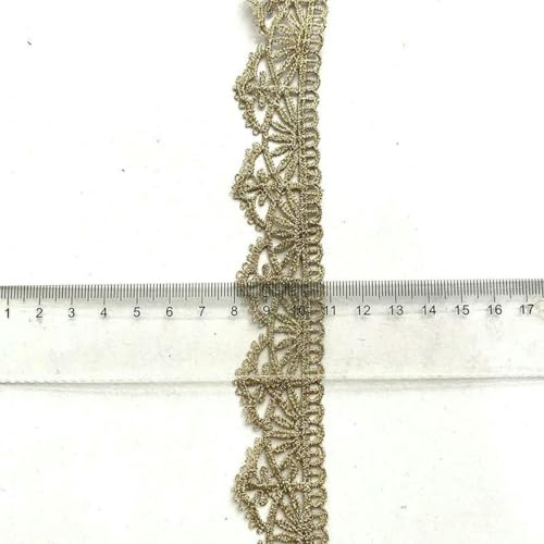 4,0 m/157 Zoll, jede Packung, weiß-schwarze Spitzenbesätze, handgefertigt, zum Selbermachen, Basteln, Kleider, Vorhänge, Blumen, Nähzubehör, Hochzeitsdekorationen, Kaffeegold, 4 Meter 4,0 m/157 Zoll, jede Packung, weiß-schwarze Spitzenbesätze, handgefertigt, zum Selbermachen, Basteln, Kleider, Vorhänge, Blumen, Nähzubehör, Hochzeitsdekorationen, Kaffeegold, 4 Meter von ZFISH