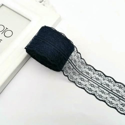 4,5 cm Spitzenband, 10 Meter/Rolle, Weiß, Schwarz, Rosa, Rot, Blau, Grün, Lila, Beige, Orange, Gelb, Burgunderrot, Kaffee, Spitzenband, Basteln, Marineblau, 4,5 cm breit 4,5 cm Spitzenband, 10 Meter/Rolle, Weiß, Schwarz, Rosa, Rot, Blau, Grün, Lila, Beige, Orange, Gelb, Burgunderrot, Kaffee, Spitzenband, Basteln, Marineblau, 4,5 cm breit von ZFISH