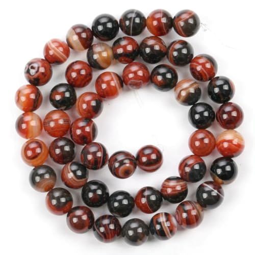 4 6 8 10 mm Natursteinperlen, bunte Meeressediment-Jaspis-Türkis-Runde Perlen zur Schmuckherstellung, DIY-Armbänder, Zubehör – Traumroter Achat – 6 mm 4 6 8 10 mm Natursteinperlen, bunte Meeressediment-Jaspis-Türkis-Runde Perlen zur Schmuckherstellung, DIY-Armbänder, Zubehör – Traumroter Achat – 6 mm von ZFISH