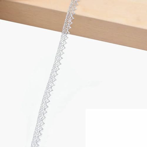 5/10 Yards weiße bestickte Spitzenbesatzbänder aus Baumwolle, Stoff, DIY, handgefertigte Bastelkleidung, Nähzubehör, Zubehör, 26, Breite 1,1 cm, 10 Yards 5/10 Yards weiße bestickte Spitzenbesatzbänder aus Baumwolle, Stoff, DIY, handgefertigte Bastelkleidung, Nähzubehör, Zubehör, 26, Breite 1,1 cm, 10 Yards von ZFISH