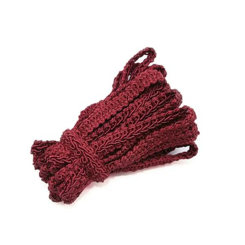5/10 m, 12 mm, Spitzenbesatzband, Polyester, Tausendfüßler, geflochten, zum Nähen, Kleidung, Zubehör, gebogene Spitze, DIY, Basteln, Hochzeitsdekor, F06, 5 Meter 5/10 m, 12 mm, Spitzenbesatzband, Polyester, Tausendfüßler, geflochten, zum Nähen, Kleidung, Zubehör, gebogene Spitze, DIY, Basteln, Hochzeitsdekor, F06, 5 Meter von ZFISH