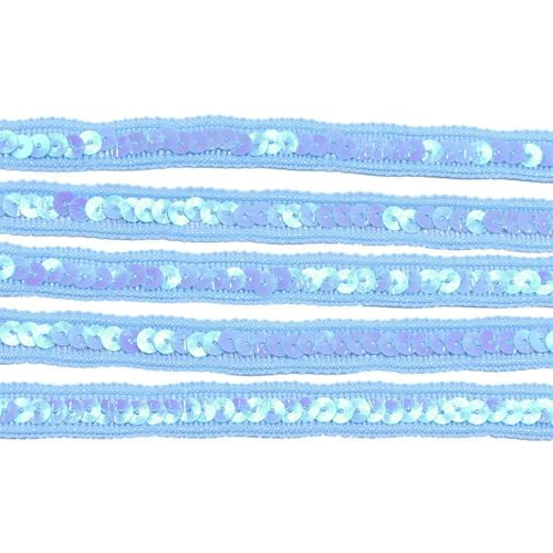 5 Meter 12 mm Paillettenband, Spitzenbesatz, Stoff, für Kleider, Kleidung, Kopfschmuck, Brautschmuck, DIY, Basteln, Nähzubehör, B08 5 Meter 12 mm Paillettenband, Spitzenbesatz, Stoff, für Kleider, Kleidung, Kopfschmuck, Brautschmuck, DIY, Basteln, Nähzubehör, B08 von ZFISH