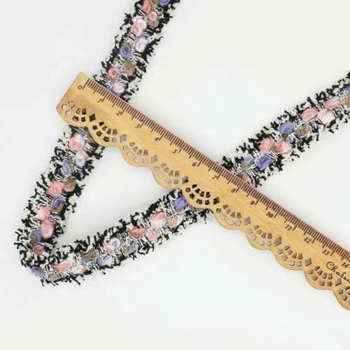 5 Yard Spitzenbesatz zum Nähen, geflochtenes Spitzenband, DIY-Kleidung, Kleiderrand, Tasche, Schultergurt, Haarschmuck, handgefertigte Materialien, Farbe 3 5 Yard Spitzenbesatz zum Nähen, geflochtenes Spitzenband, DIY-Kleidung, Kleiderrand, Tasche, Schultergurt, Haarschmuck, handgefertigte Materialien, Farbe 3 von ZFISH