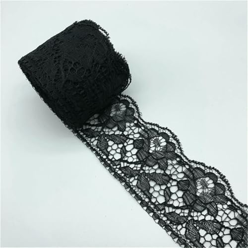 5 Yards/Lot 60 mm Spitzenband, Kunsthandwerk, bestickter Netzstoffbesatz zum Nähen von Stoff, Spitzenband, Rockzubehör-02 von ZFISH