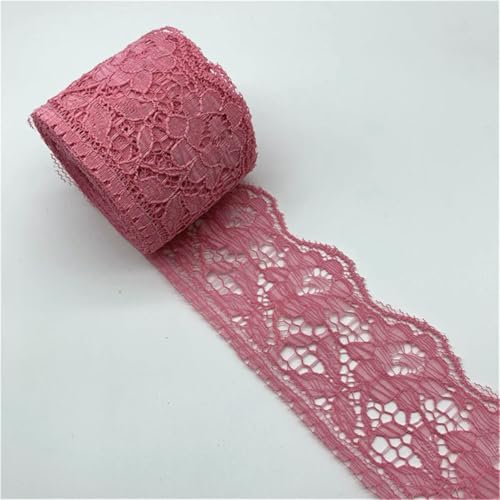 5 Yards/Lot 60 mm Spitzenband, Kunsthandwerk, bestickter Netzstoffbesatz zum Nähen von Stoff, Spitzenband, Rockzubehör-25 von ZFISH