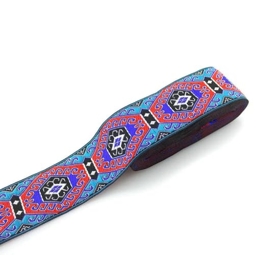 5 Yards/Stück Breite 5 cm Nationales Stickband Spitzenstoff Gewebtes Gurtband für Kleidung DIY Handgemachtes Accessoire-21-5 Yard 5 Yards/Stück Breite 5 cm Nationales Stickband Spitzenstoff Gewebtes Gurtband für Kleidung DIY Handgemachtes Accessoire-21-5 Yard von ZFISH
