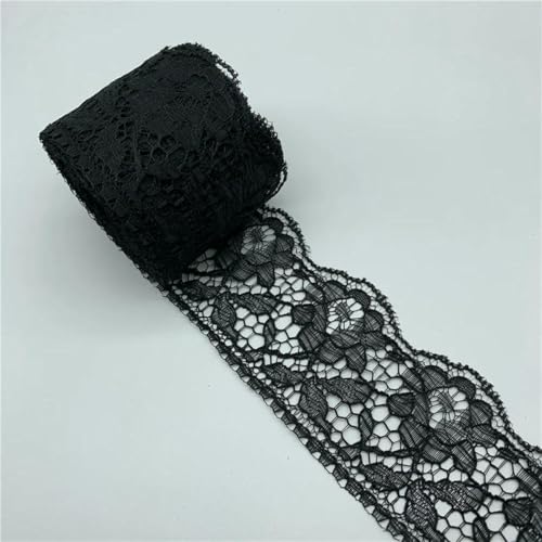 5 Yards 60 mm Spitzenband, Kunsthandwerk, besticktes Besatzband, handgefertigte Spitzendekorationen, DIY-Nähstoff, französischer Spitzenstoff, 25 von ZFISH