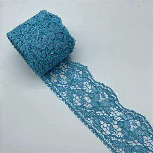 5 Yards 60 mm Spitzenband, Kunsthandwerk, besticktes Besatzband, handgefertigte Spitzendekorationen, DIY-Nähstoff, französischer Spitzenstoff-05 von ZFISH