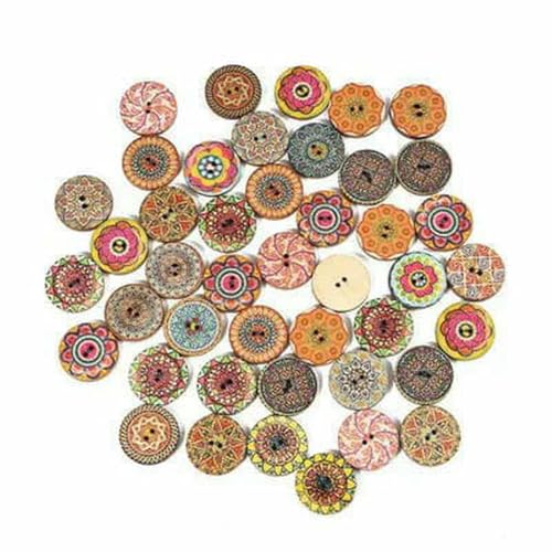 50 Stück 3 Größen Natürliche Holzknöpfe Runde Spiral-Nähknöpfe Scrapbooking 2 Löcher Nähzubehör für Kinder-20 mm 50 Stück 3 Größen Natürliche Holzknöpfe Runde Spiral-Nähknöpfe Scrapbooking 2 Löcher Nähzubehör für Kinder-20 mm von ZFISH