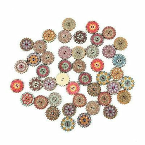 50 Stück 3 Größen Natürliche Holzknöpfe Runde Spiral-Nähknöpfe Scrapbooking 2 Löcher Nähzubehör für Kinder-20mm_b 50 Stück 3 Größen Natürliche Holzknöpfe Runde Spiral-Nähknöpfe Scrapbooking 2 Löcher Nähzubehör für Kinder-20mm_b von ZFISH