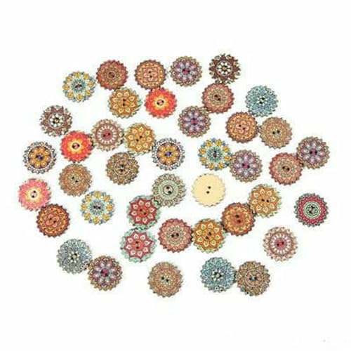 50 Stück 3 Größen Natürliche Holzknöpfe Runde Spiral-Nähknöpfe Scrapbooking 2 Löcher Nähzubehör für Kinder-25mm_b 50 Stück 3 Größen Natürliche Holzknöpfe Runde Spiral-Nähknöpfe Scrapbooking 2 Löcher Nähzubehör für Kinder-25mm_b von ZFISH