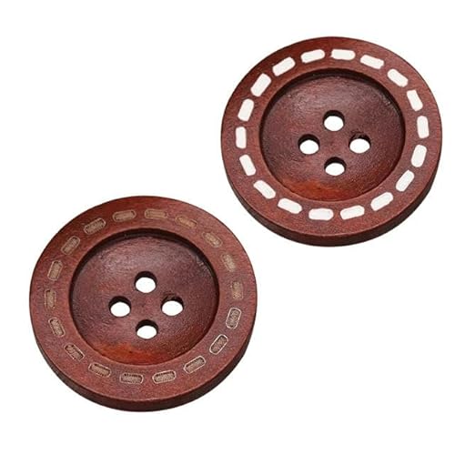50 Stück DIY Holzknöpfe Nähzubehör Handgefertigte Holzhandwerksdekoration Kinderkleidung Bekleidung 4-Loch Retro Runder Holzknopf-C-Stil 50 Stück-25 mm 50 Stück DIY Holzknöpfe Nähzubehör Handgefertigte Holzhandwerksdekoration Kinderkleidung Bekleidung 4-Loch Retro Runder Holzknopf-C-Stil 50 Stück-25 mm von ZFISH