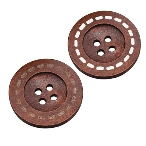 50 Stück DIY Holzknöpfe Nähzubehör Handgefertigte Holzhandwerksdekoration Kinderkleidung Bekleidung 4-Loch Retro Runder Holzknopf-D-Stil 50 Stück-15 mm 50 Stück DIY Holzknöpfe Nähzubehör Handgefertigte Holzhandwerksdekoration Kinderkleidung Bekleidung 4-Loch Retro Runder Holzknopf-D-Stil 50 Stück-15 mm von ZFISH