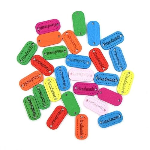 50 Stück Knöpfe in verschiedenen Stilen, handgefertigt, Holzknöpfe, DIY-Bastelarbeiten, natürliche Farbe, rund, Liebesbrief, 2-Loch-Knopf zum Nähen von Kleidung, handgefe 50 Stück Knöpfe in verschiedenen Stilen, handgefertigt, Holzknöpfe, DIY-Bastelarbeiten, natürliche Farbe, rund, Liebesbrief, 2-Loch-Knopf zum Nähen von Kleidung, handgefe von ZFISH